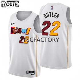 NBA Miami Heat Trikot Jimmy Butler 22 Nike 2022-23 City Edition Weiß Swingman - Kinder